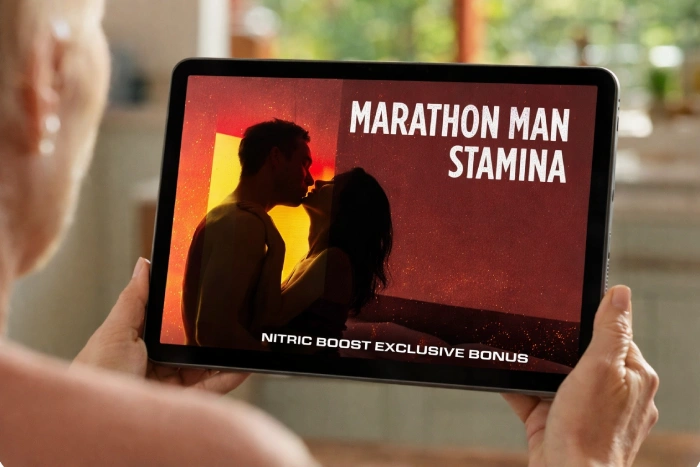 Marathon Man Stamina bonus guide on a tablet